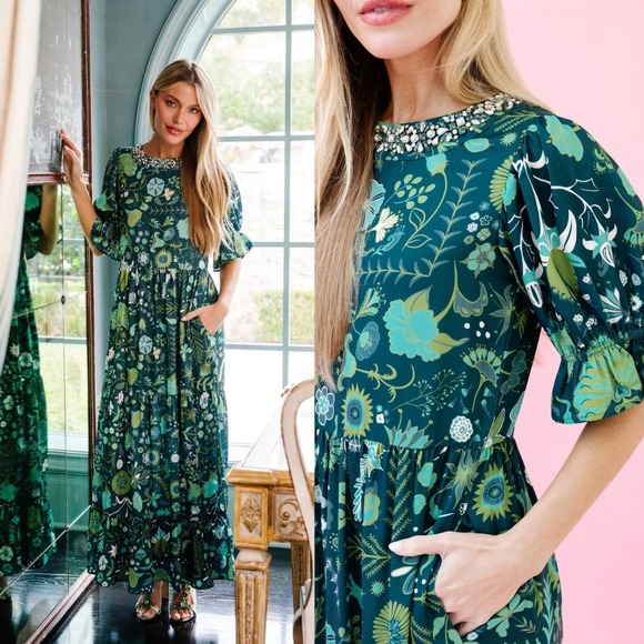 Sheridan French Dresses & Skirts - NWT Sheridan French Michola Dress in Spruce Floral Medium